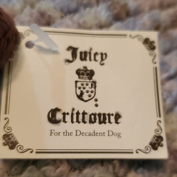 Juicy Couture doggy squeaky toy NEW with tags for the pampered pooch - Picture 5 of 5